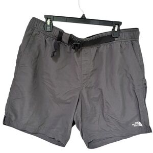 The North Face Men’s Class V Pathfinder Belted 7'' Shorts in Charcoal, Size XL